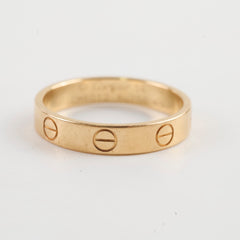 Cartier Small Model Love Ring Size 54 Pink Gold