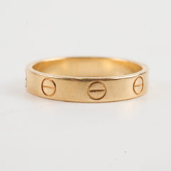 Cartier Small Model Love Ring Size 54 Pink Gold