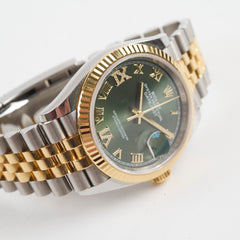 Rolex Datejust Watch 36MM Oystersteel Yellow Gold 126231