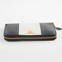 Prada Long Wallet Black/White