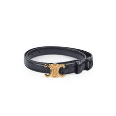 Celine Triomphe Belt Black Size 70