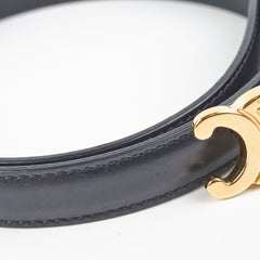 Celine Triomphe Belt Black Size 70