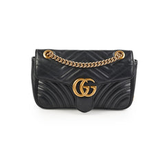 Gucci Marmont Small Black Shoulder Bag