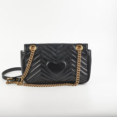 Gucci Marmont Small Black Shoulder Bag