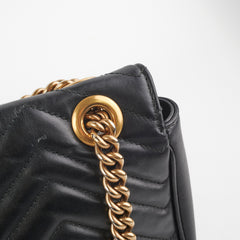 Gucci Marmont Small Black Shoulder Bag