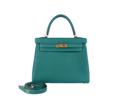 Hermes Kelly 25 Malachite Togo - Stamp D