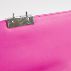 Christian Dior Lambskin Cannage Fuchsia Shoulder Bag