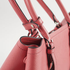 Prada Saffiano Satchel Pink Leather Tote bag