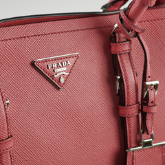 Prada Saffiano Satchel Pink Leather Tote bag