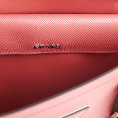 Prada Saffiano Satchel Pink Leather Tote bag