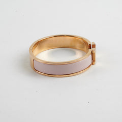 Hermes Clic H Bracelet Pink PM