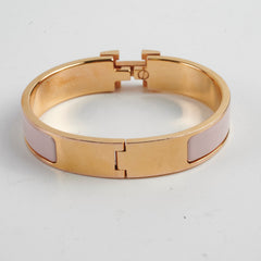 Hermes Clic H Bracelet Pink PM