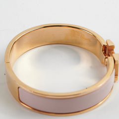 Hermes Clic H Bracelet Pink PM