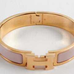 Hermes Clic H Bracelet Pink PM