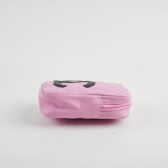 Chanel Zip Pouch Lambskin Pink