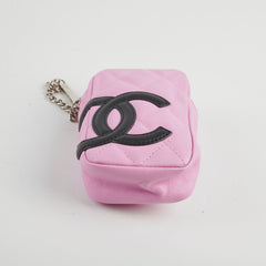 Chanel Zip Pouch Lambskin Pink