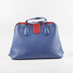 Prada Saffiano Cuir Bi-Color Double Handle Tote Bag