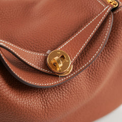 Hermes Lindy 26 Gold Clemence A Stamp