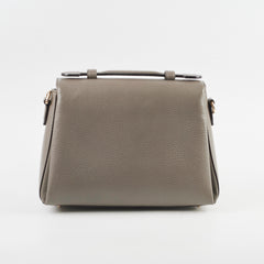 Gucci Leather Top Handle Grey Bag