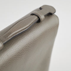 Gucci Leather Top Handle Grey Bag