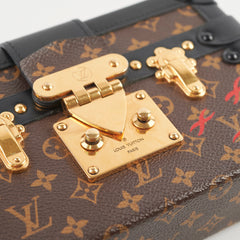 Louis Vuitton Petite Malle Monogram Canvas Microchip