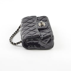 Chanel Extra Mini Patent Flap Black