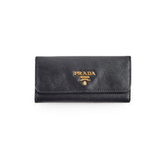 Prada Key Holder Black