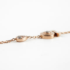 Chanel No.5 Diamond Bracelet 18K Rose Gold