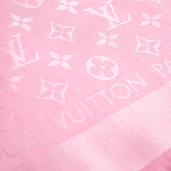 Louis Vuitton Pink Monogram Shawl