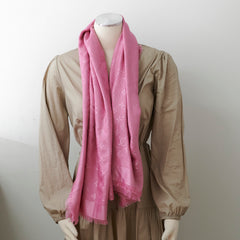 Louis Vuitton Pink Monogram Shawl