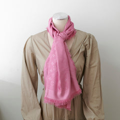 Louis Vuitton Pink Monogram Shawl