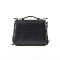 Gucci Leather Top Handle Bag Black