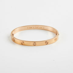 Cartier Love Bracelet Pink Gold 18cm