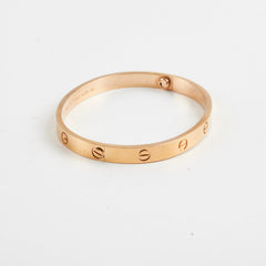 Cartier Love Bracelet Pink Gold 18cm