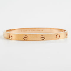 Cartier Love Bracelet Pink Gold 18cm