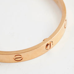 Cartier Love Bracelet Pink Gold 18cm