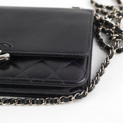 Chanel Wallet On Chain WOC Black