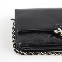 Chanel Wallet On Chain WOC Black