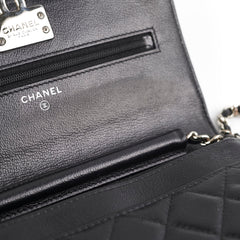 Chanel Wallet On Chain WOC Black