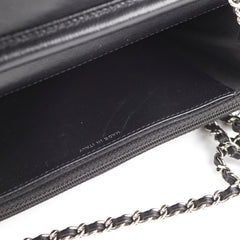 Chanel Wallet On Chain WOC Black