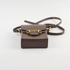 Gucci Mini Horsebit 1955 Dark Brown