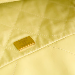 Chanel 22 Small Yellow Shoulder Bag - Microchipped