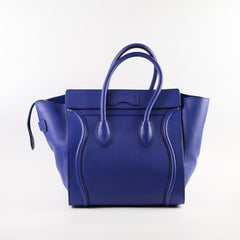 Celine Mini Luggage Bag Blue