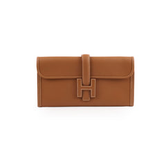 Hermes Elan Clutch Gold Swift C stamp 2018