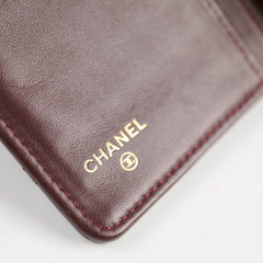 Chanel Fold Long Wallet Black