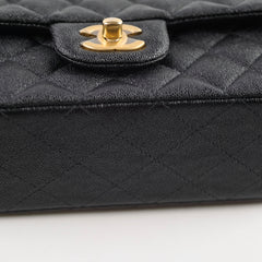 Chanel Caviar Rectangular with Top Handle Black  31 Series