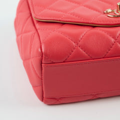 Chanel Mido Bicolore Chain Seasonal Flap Red 31 series