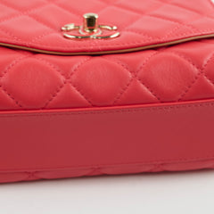 Chanel Mido Bicolore Chain Seasonal Flap Red 31 series