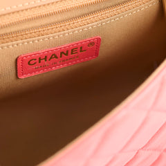 Chanel Mido Bicolore Chain Seasonal Flap Red 31 series