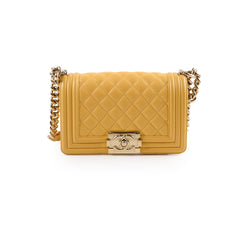 Chanel Small Boy Yellow